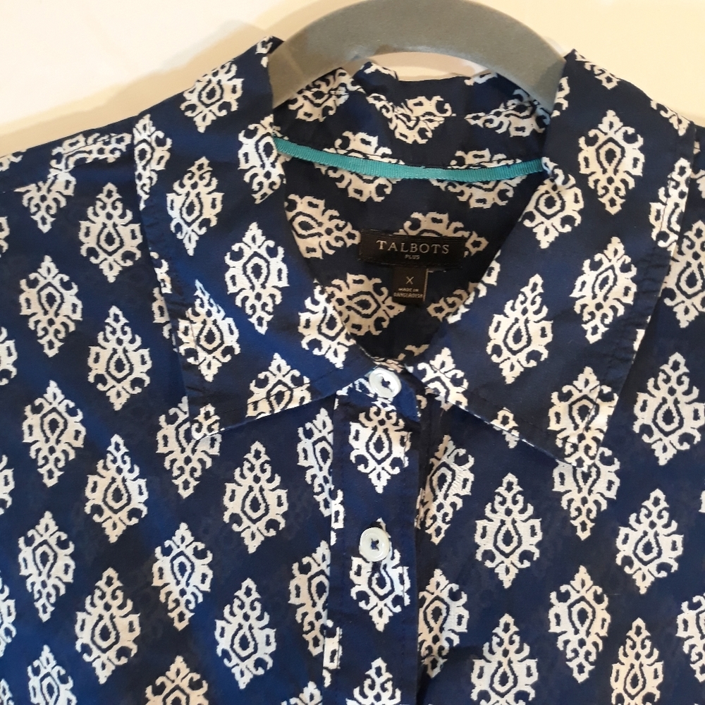 Talbots plus blouse - Picture 4 of 7